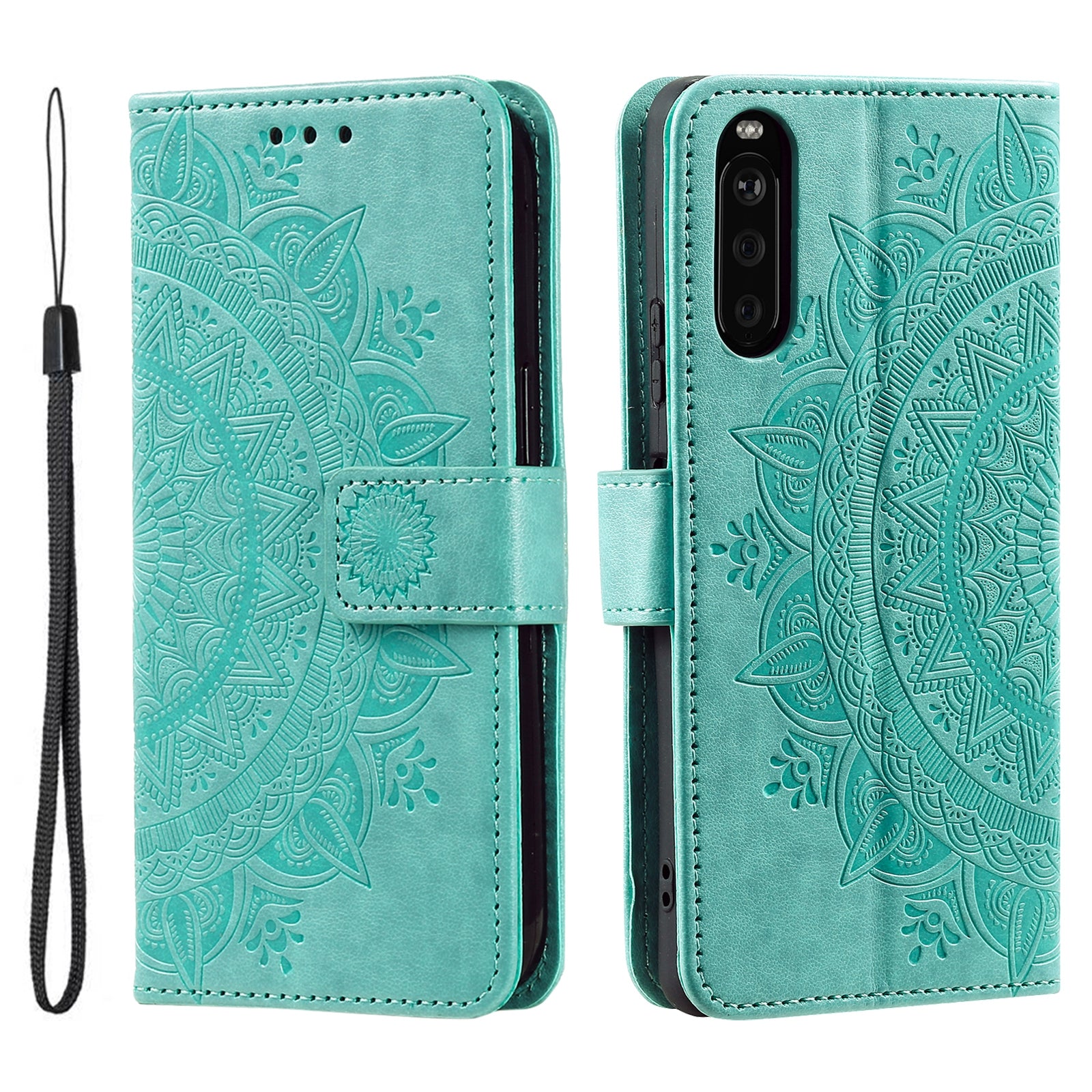 For Sony Xperia 10 VI Case Mandala Flower Imprinted Flip Stand Phone Cover For Sony Xperia 10 VI Case Mandala Flower Imprinted Flip Stand Phone Cover